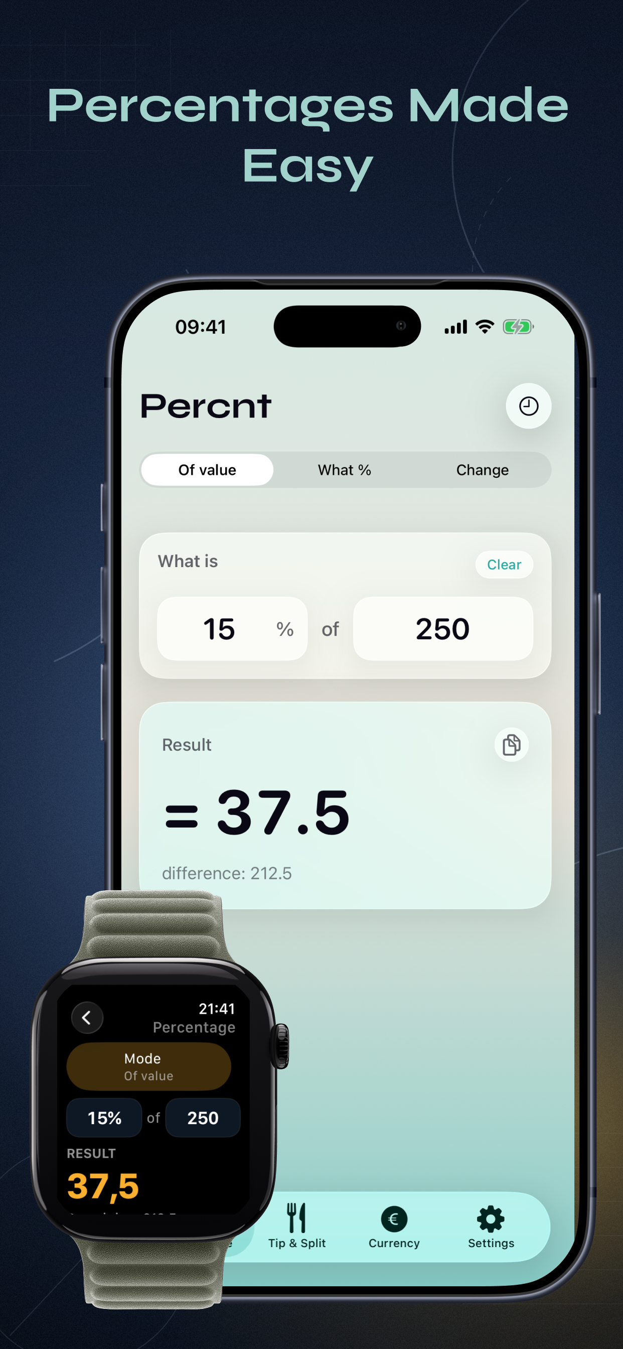 Rocco: Percentage Calculator