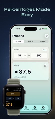 Percnt: Percentage Calculator screenshot