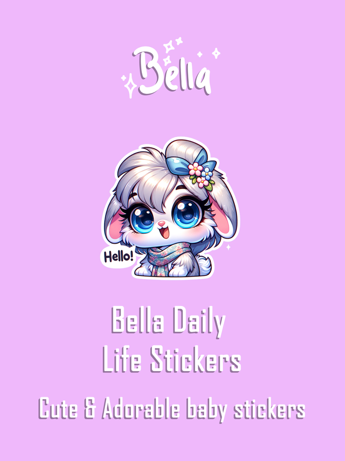 Bella, Cute Chibi Stickers