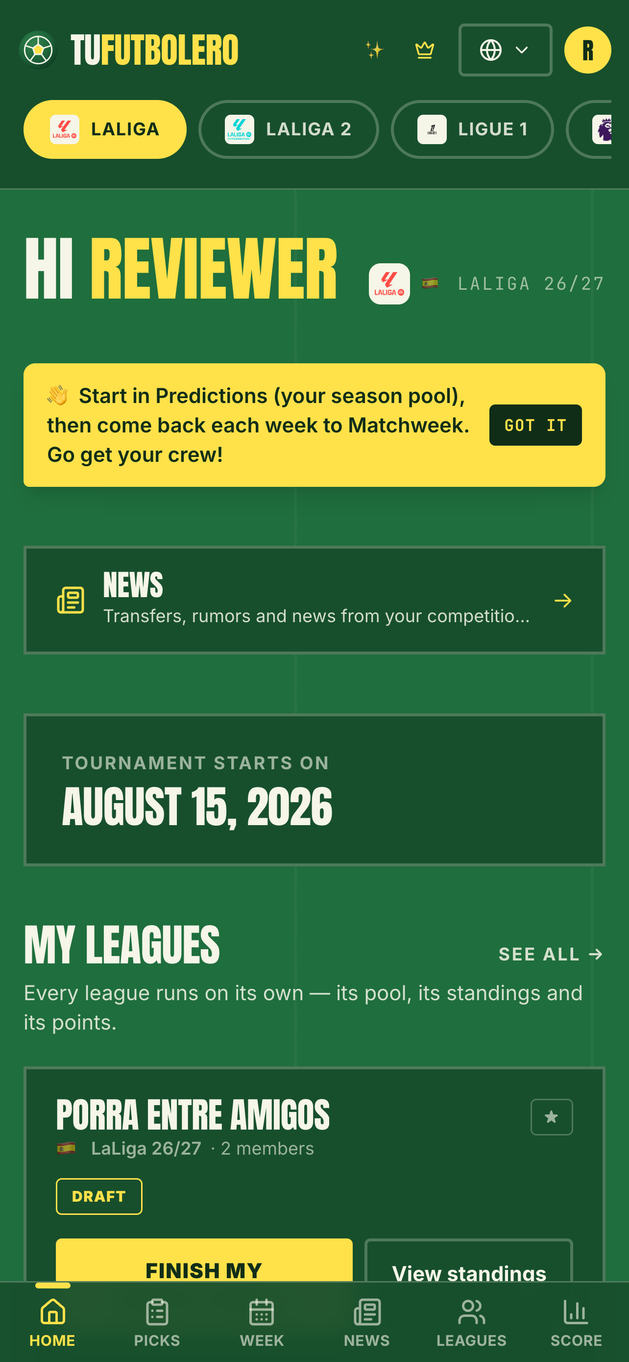 TuFutbolero: Football Pools screenshot 3