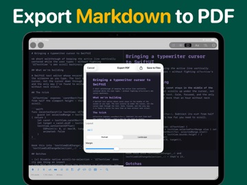 Markdown Viewer & Editor iPad screenshot