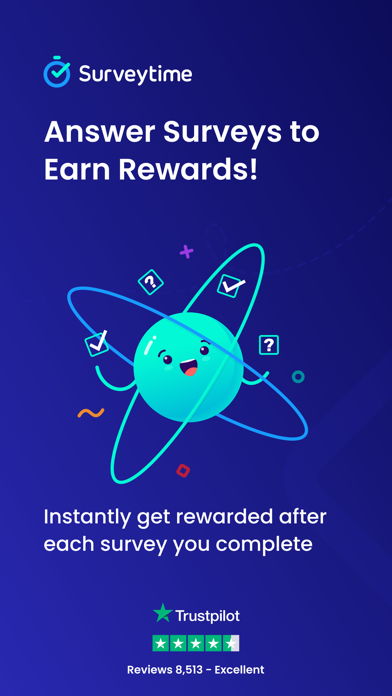 Surveytime - Earn Cash Rewards Screenshot