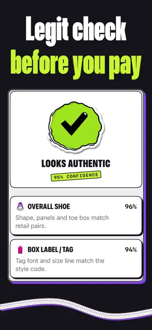Sneaker Identifier: SoleScan screenshot 2