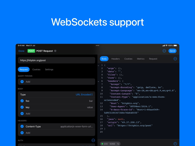 ‎HTTPBot: API & HTTP Client Screenshot
