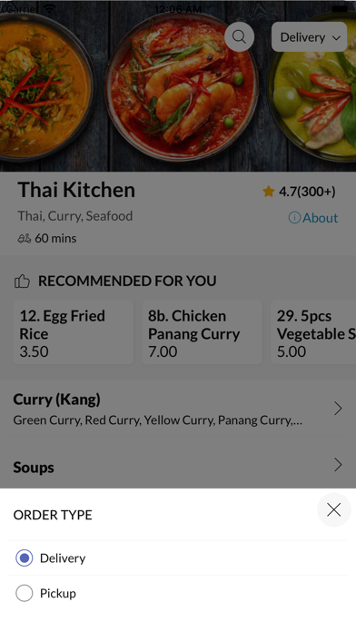Thai Kitchen. Screenshot