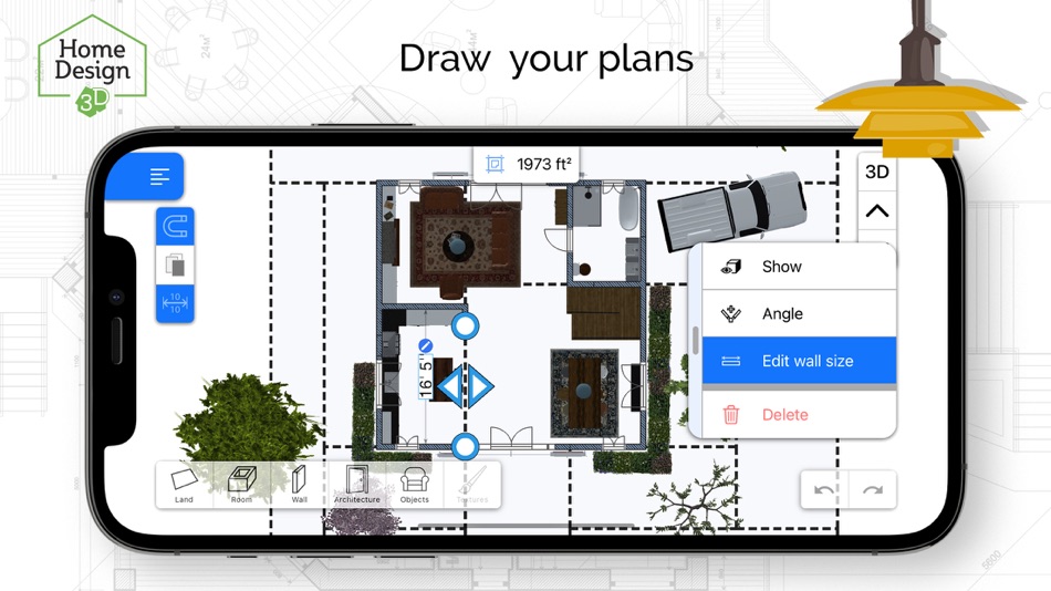 #4. Home Design 3D - GOLD EDITION (iOS) By: Anuman