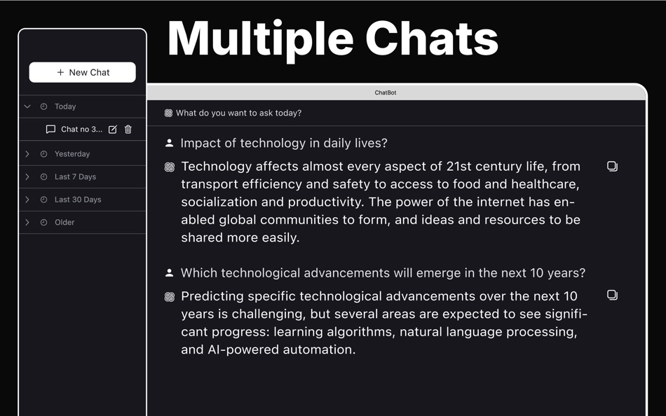 #8. Chatbot: Ask AI Chat Bot (macOS) Podle: Tuqeer Ahmad