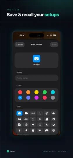 Capture d'écran de IRTSP sur iPhone 6