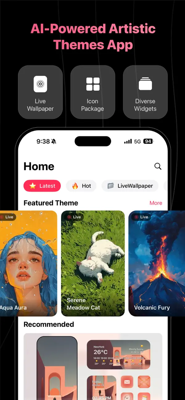 #1. GenTheme (iOS) 由: LevQ AI Tech Litmited