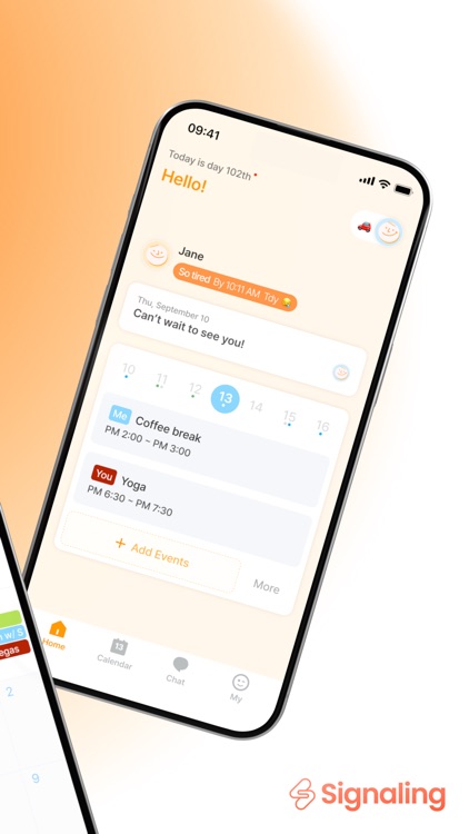 Signaling: Calendar for Couple