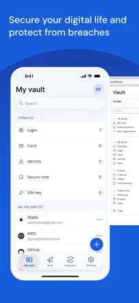 Bitwarden Password Manager: Screenshot 1 von 8