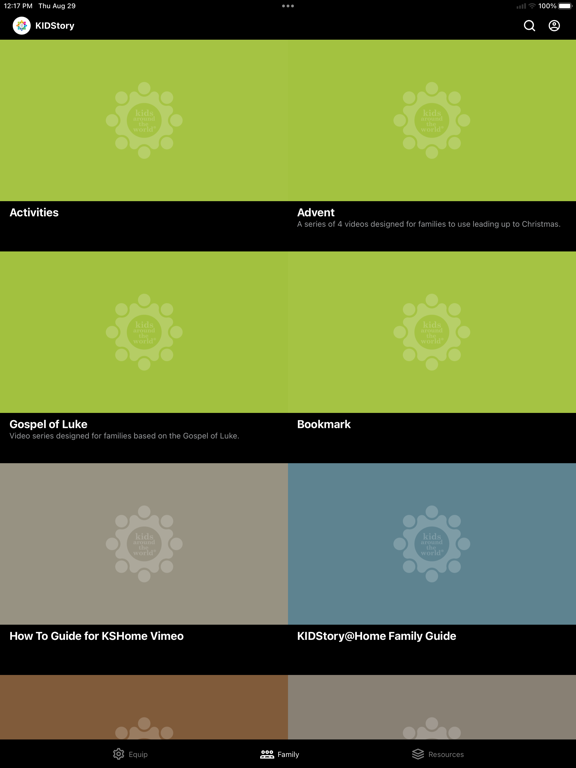KIDStory Resource Hub iPad screenshot 2 - Education app