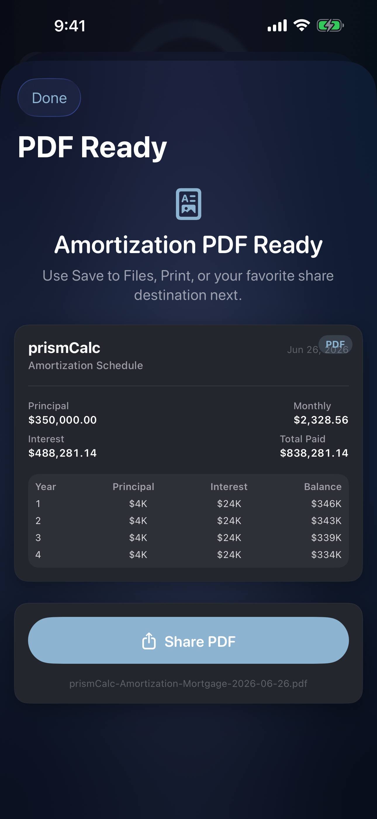 prismCalc screenshot 10