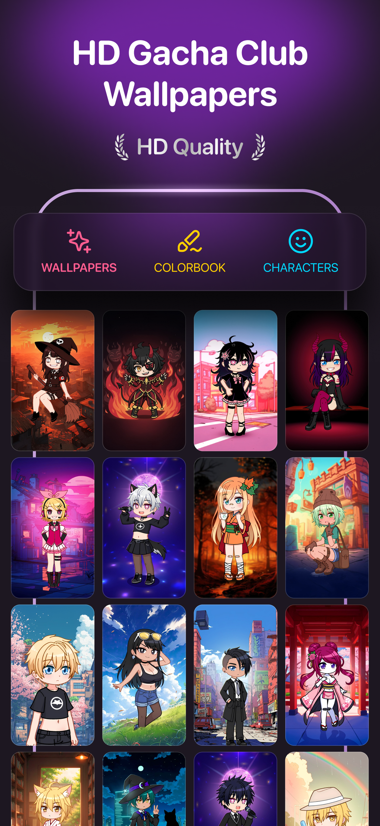 Gacha life HD wallpaper maker