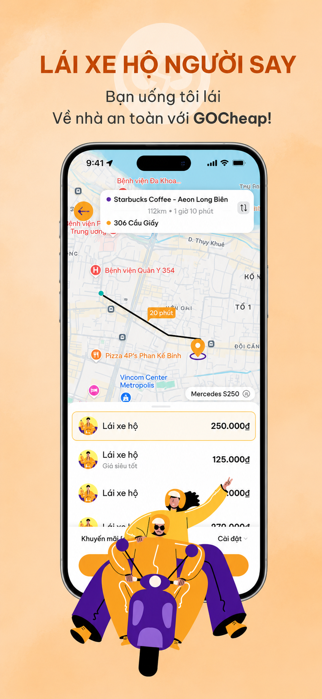 GOCheap! Thuê Tài Xế Lái Xe Hộ screenshot 3