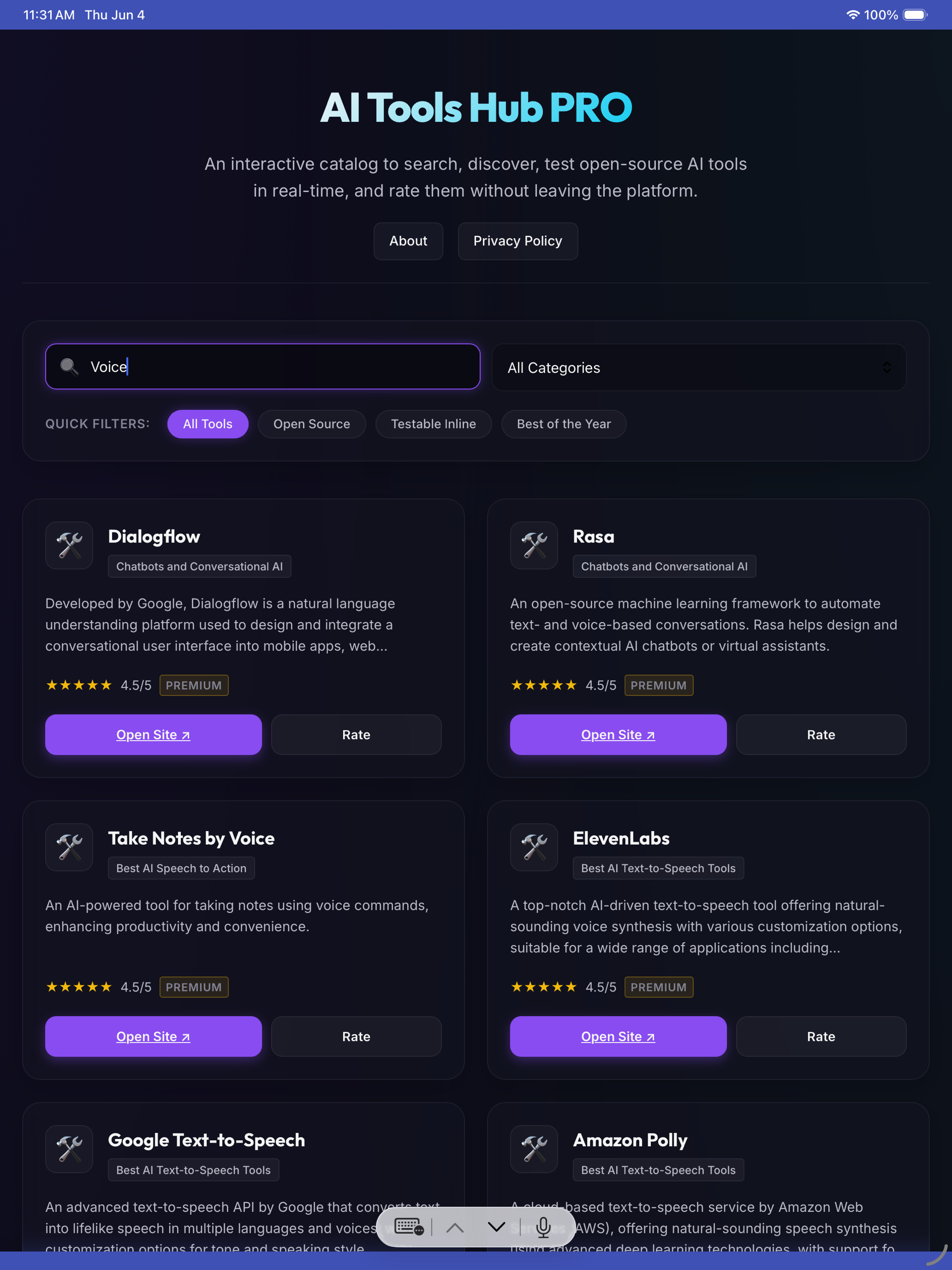 Read Aloud PRO: AI Tools Hub screenshot 14