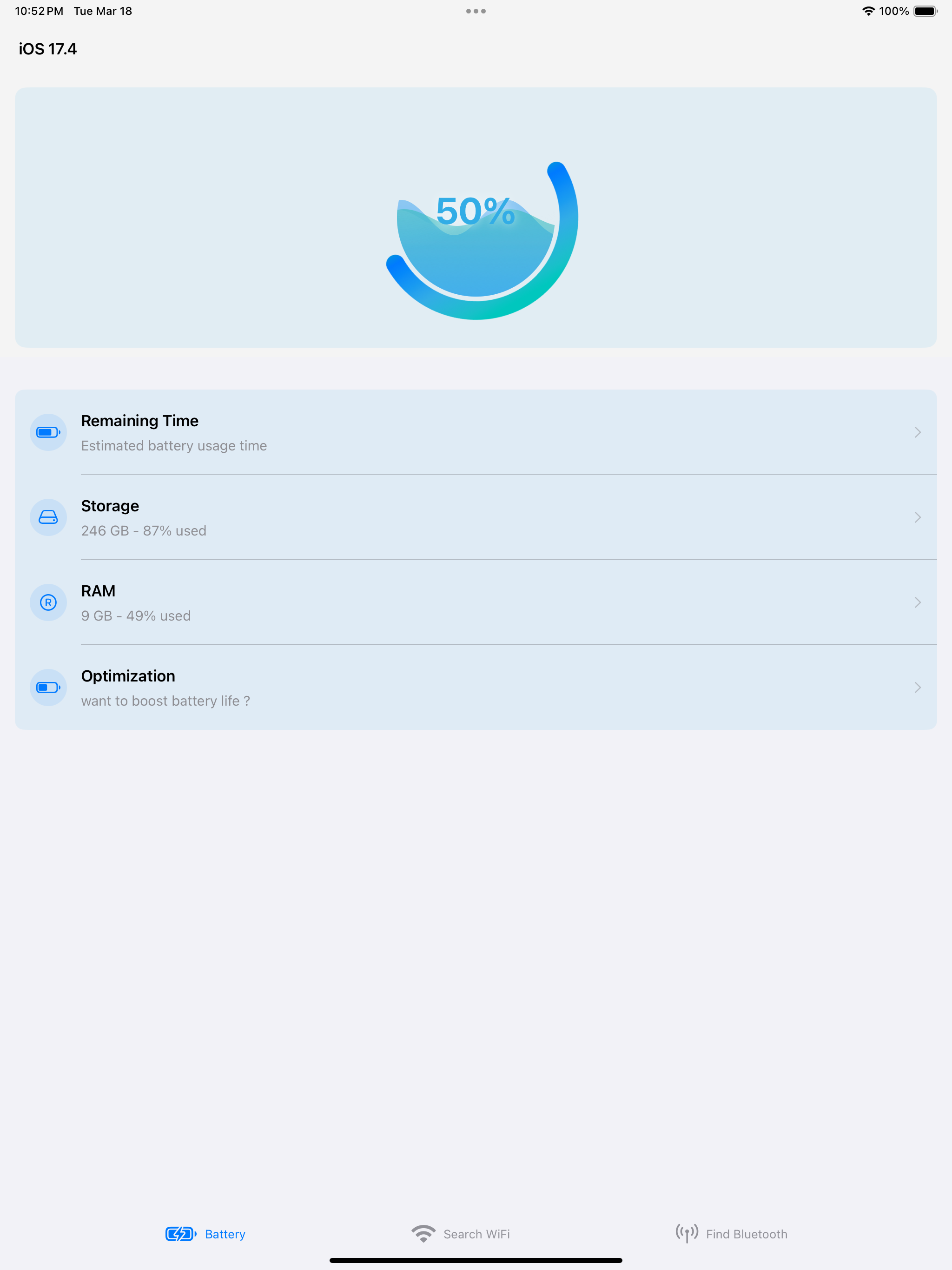 Battery saver - wifi analyzer