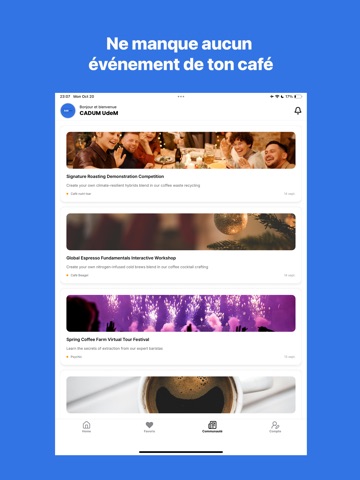 Café Sans-fil iPad screenshot