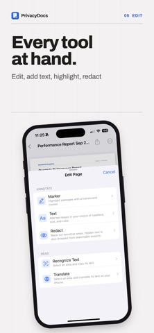 PrivacyDocs: Scanner & PDF App screenshot 5