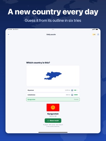 Guess the Flag Quiz: World iPad screenshot