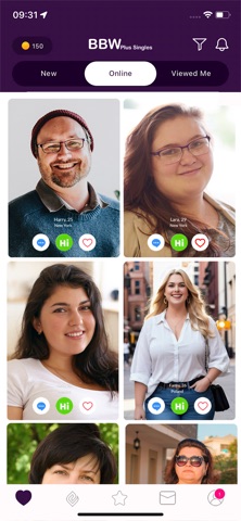 BBW Plus Singles: Curvy Dating iPhone screenshot