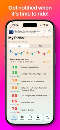 Ride Radar for Theme Parks screenshot 4