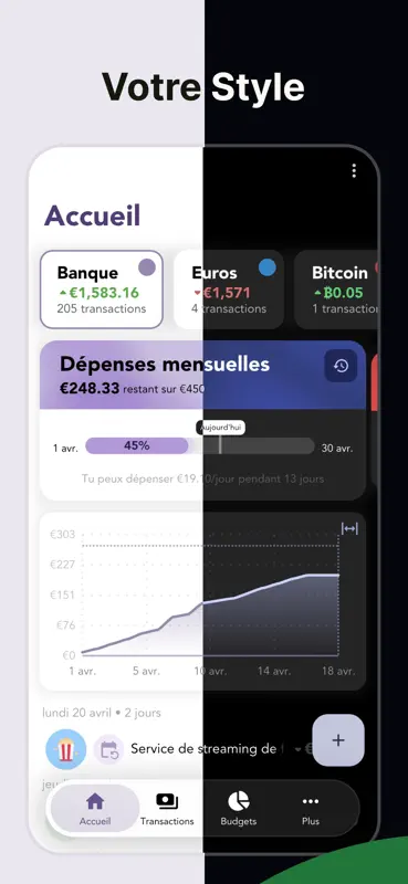 Cashew—Suivi dépenses & budget screenshot 6 of 8