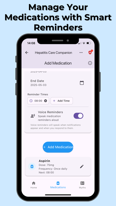 Hepatitis Care Companion Screenshot