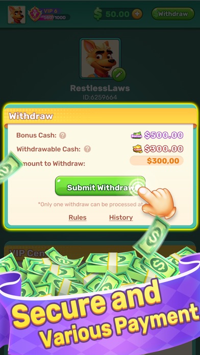 Solitaire Master: Win Cash Screenshot