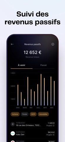 Finary : Patrimoine & Budget iPhone screenshot 7