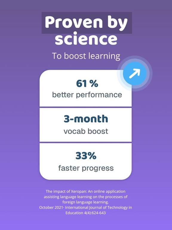 Xeropan: Learn languages iPad screenshot 8 - Education app