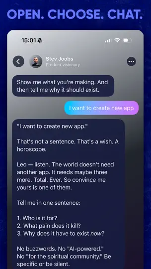 Скриншот Orin - AI Mate на iPhone 3