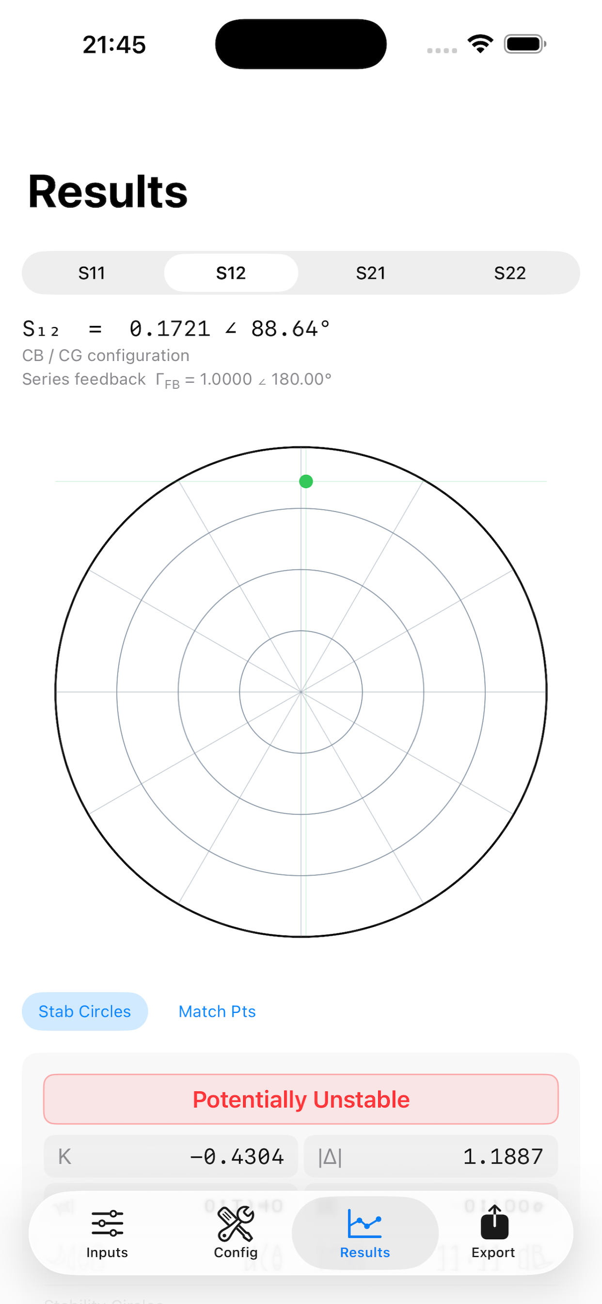 S-Parameter Design Tool screenshot 3