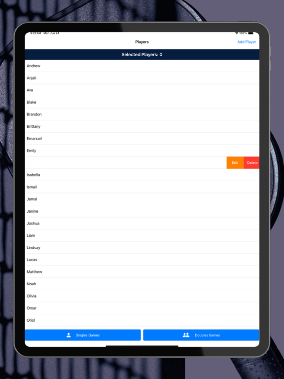 Pickleball Match Maker iPad screenshot 6 - Sports app
