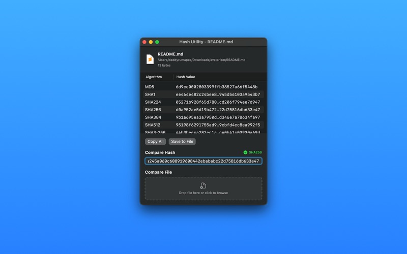 App screenshot