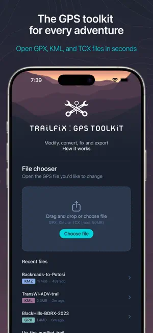 TrailFix: GPS Toolkit screenshot 1