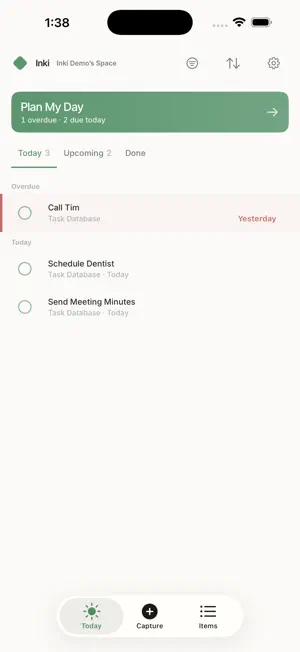 Inki: Quick Capture for Notion screenshot 1