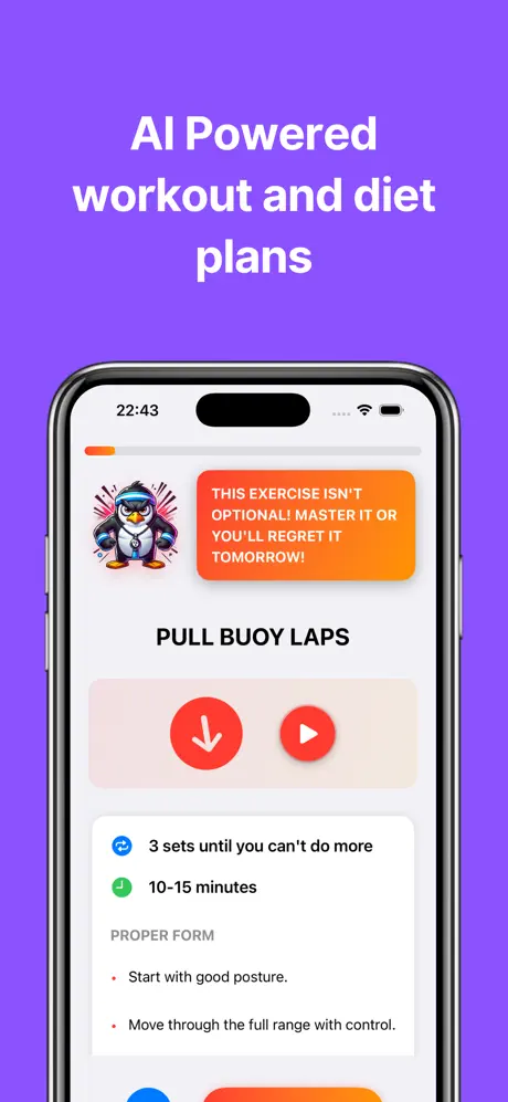 Angry Coach: Get Fit or Yelled 愤怒的健身教练应用截图