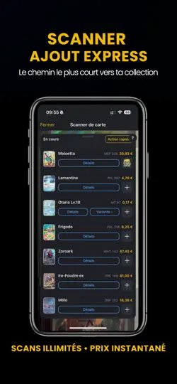 Capture d'écran de ZebraDex - Cartes & Prix TCG sur iPhone 1