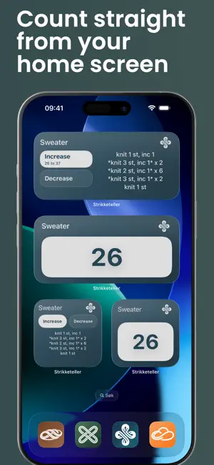 Strikketeller screenshot 4