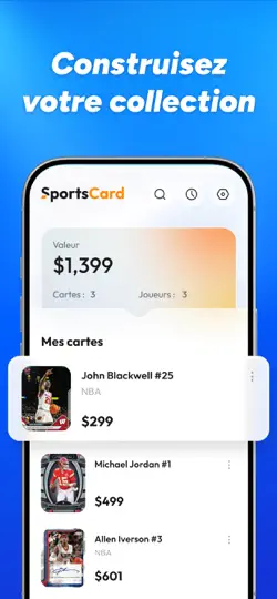 Capture d'écran de Scan Cartes Sport : SPcard sur iPhone 4