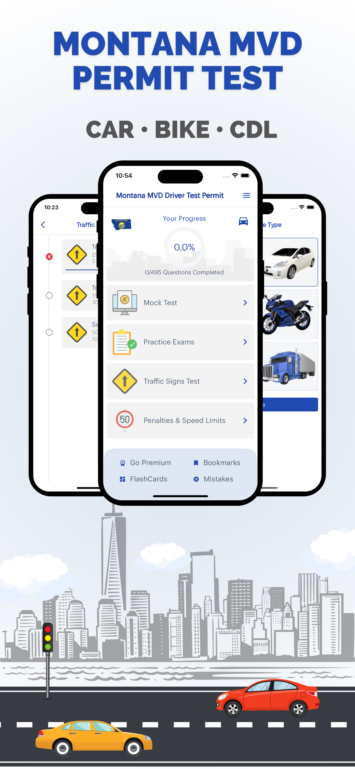Montana MVD Driver Permit Test