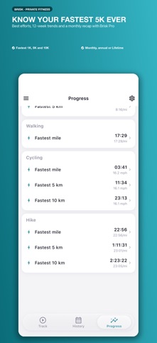 Brisk: Run, Walk, Cycle & Hike Screenshot 4 of 6