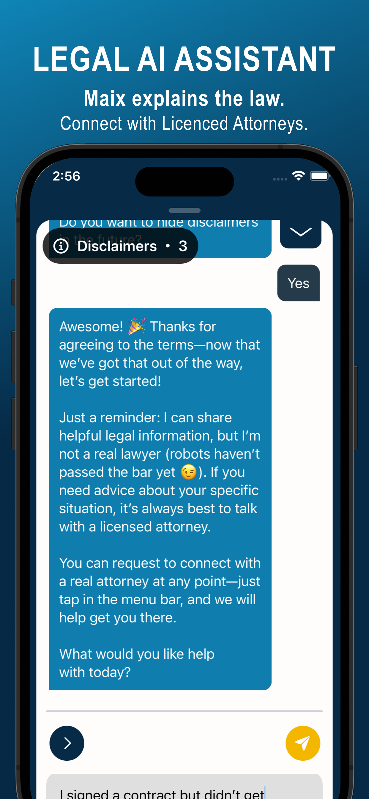 Maix Legal screenshot 2