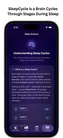 SleepCycle: Sleep Calculator iPhone screenshot