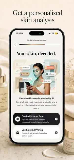 Skinora: AI Skincare Routine screenshot 1