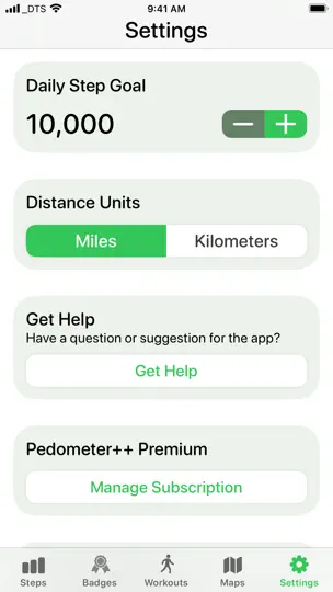Pedometer++ iPhone Ekran Görüntüsü 7