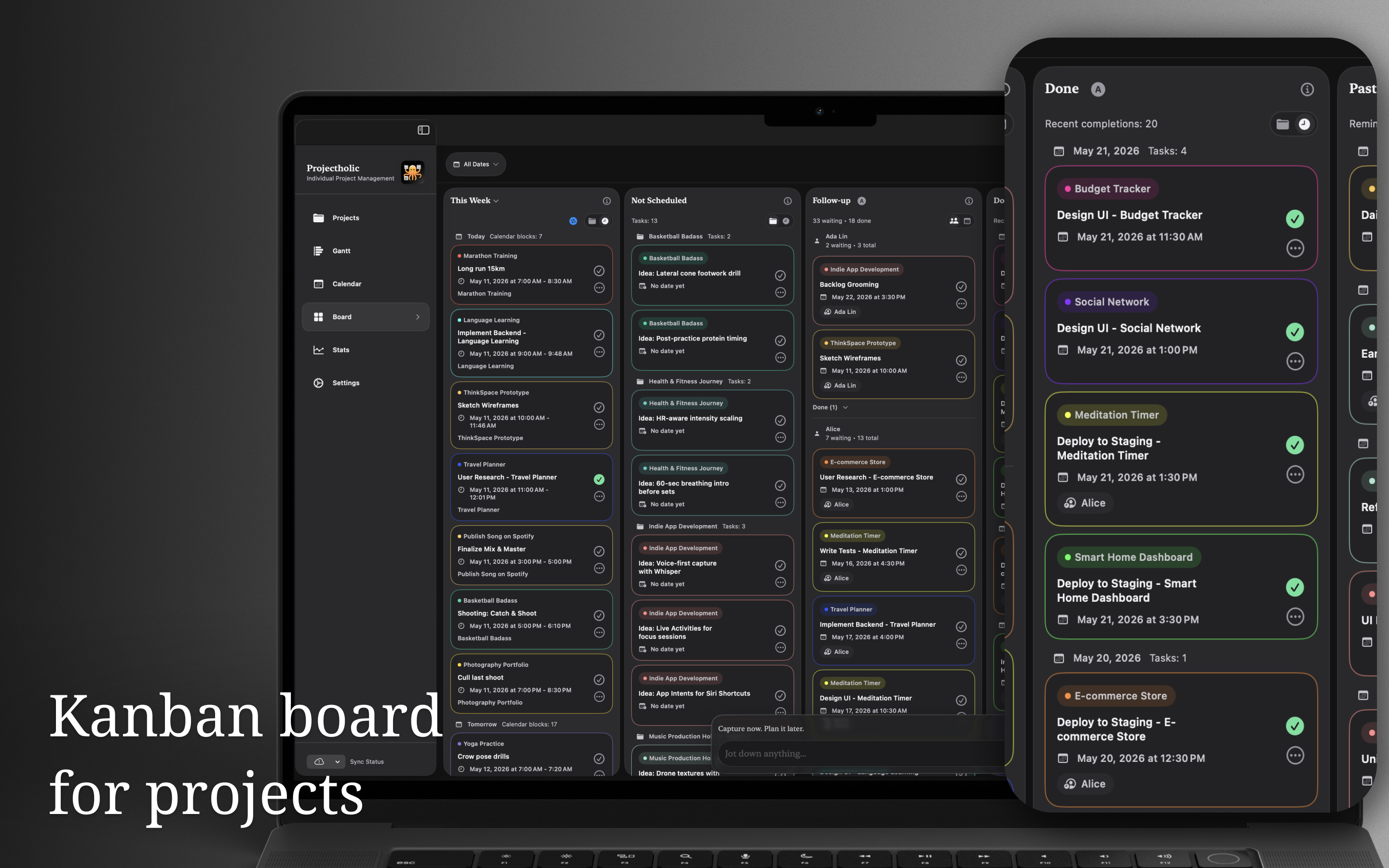 Projectholic: Project Planner