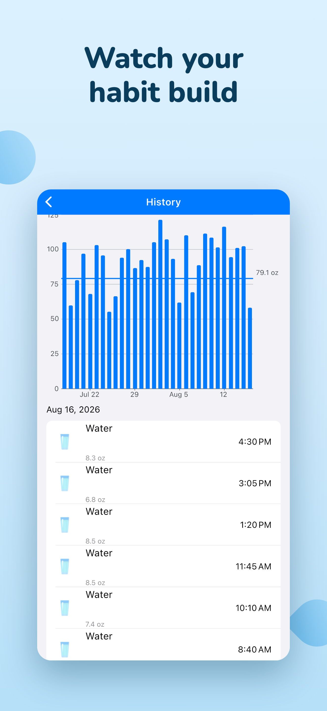 Daily Water Tracker & Intake screenshot 5