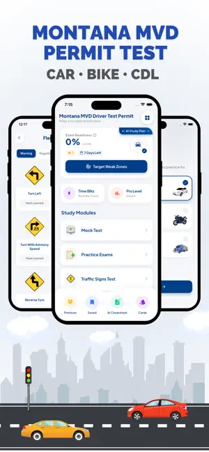 MT MVD Permit Practice Test screenshot 1